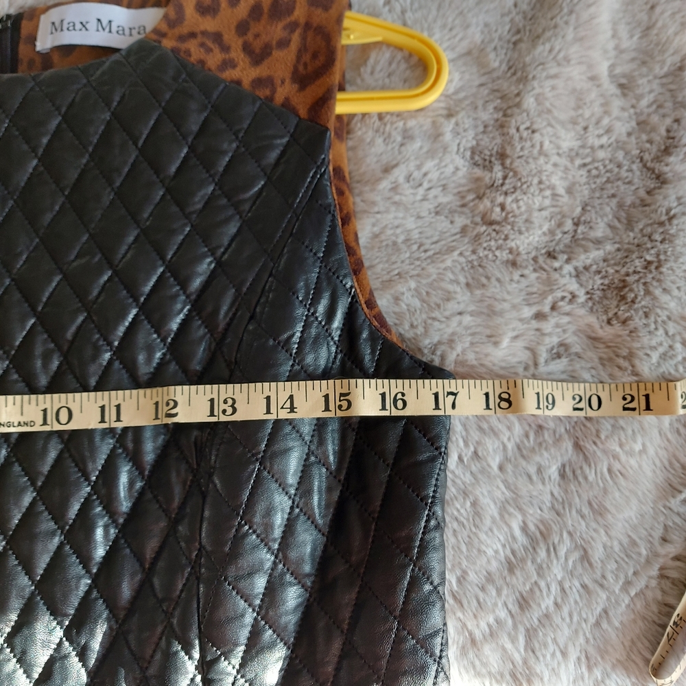 ♡ Ladies Dress with leather detail - Picture 12 of 12